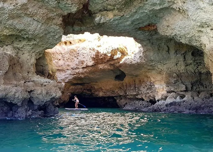 Albufeira, Sea And Old Town View דירה *