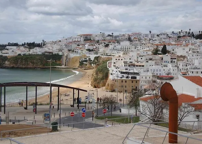 Albufeira, Sea And Old Town View